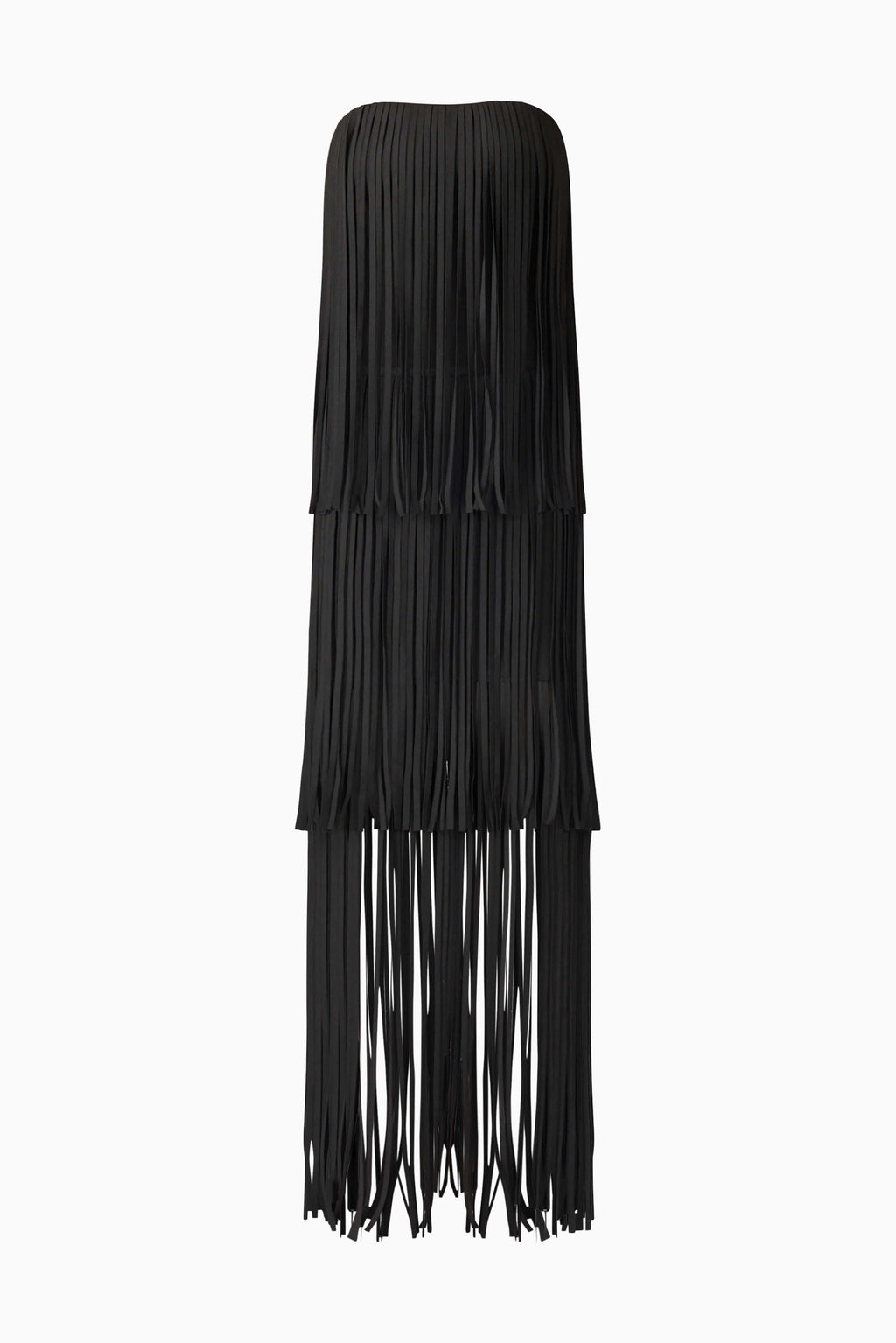 Alya Tiered Maxi Dress in Black