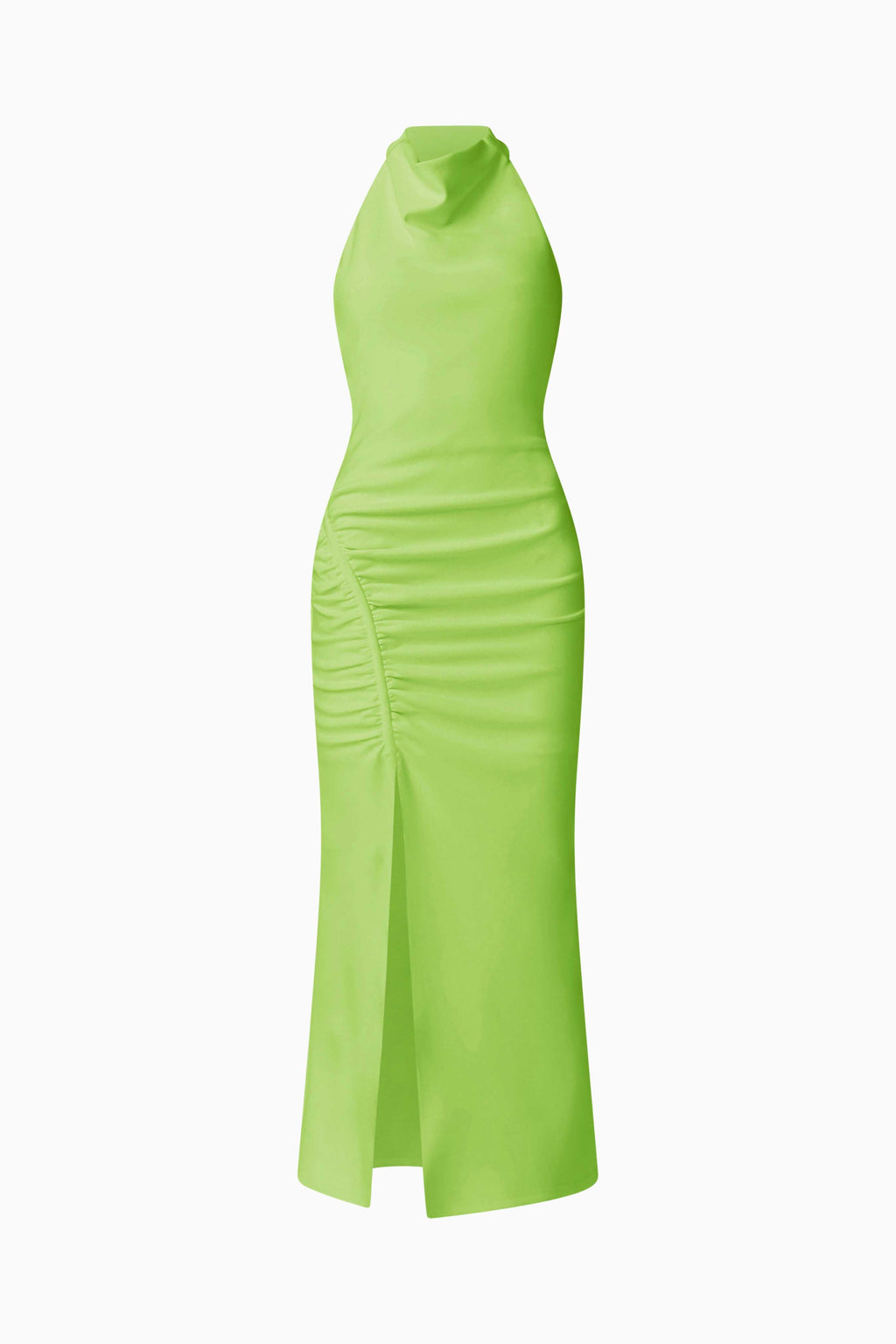 Nerissa Cowl Neck Maxi Dress in Green