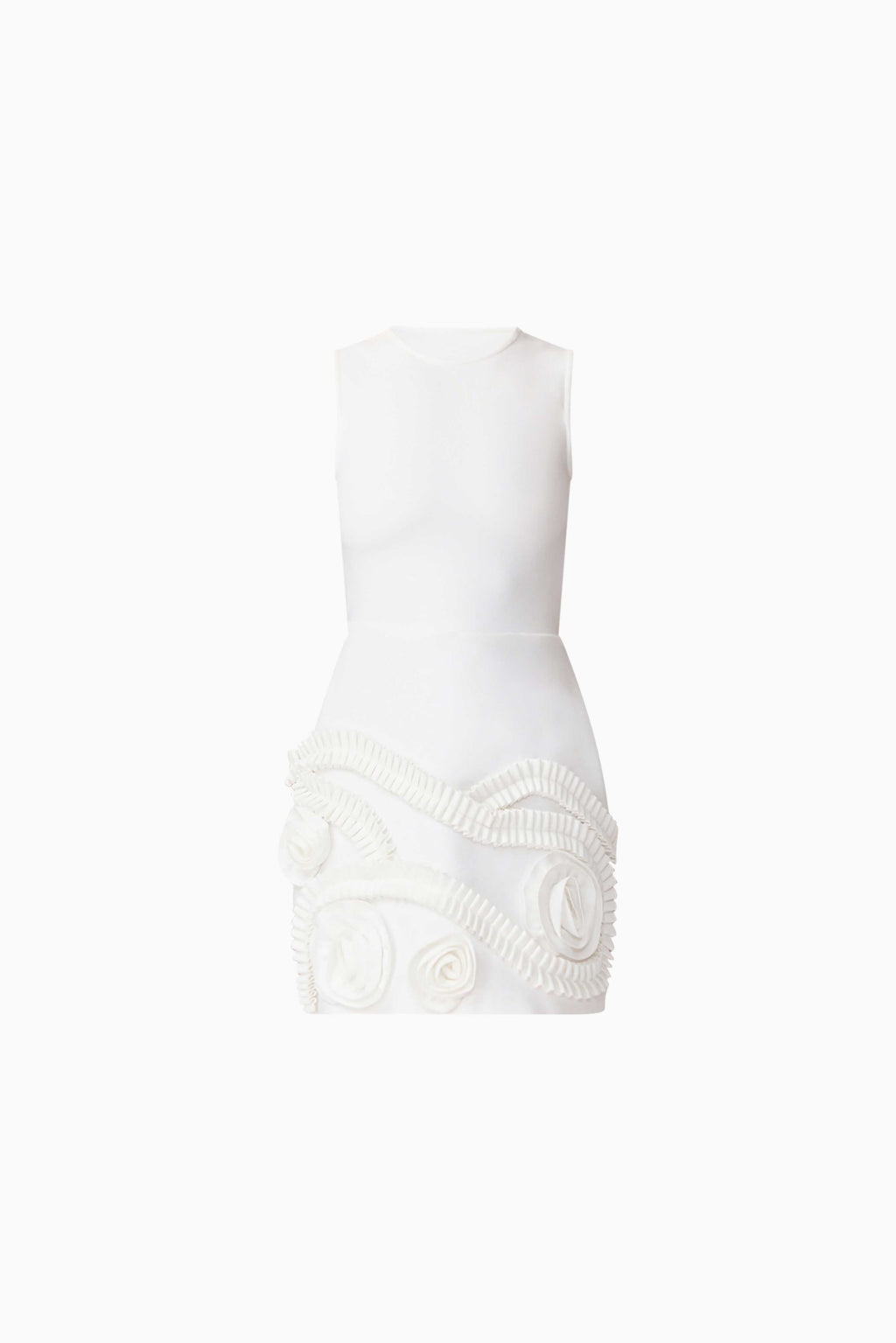 Sonya Tulip Mini Dress in White