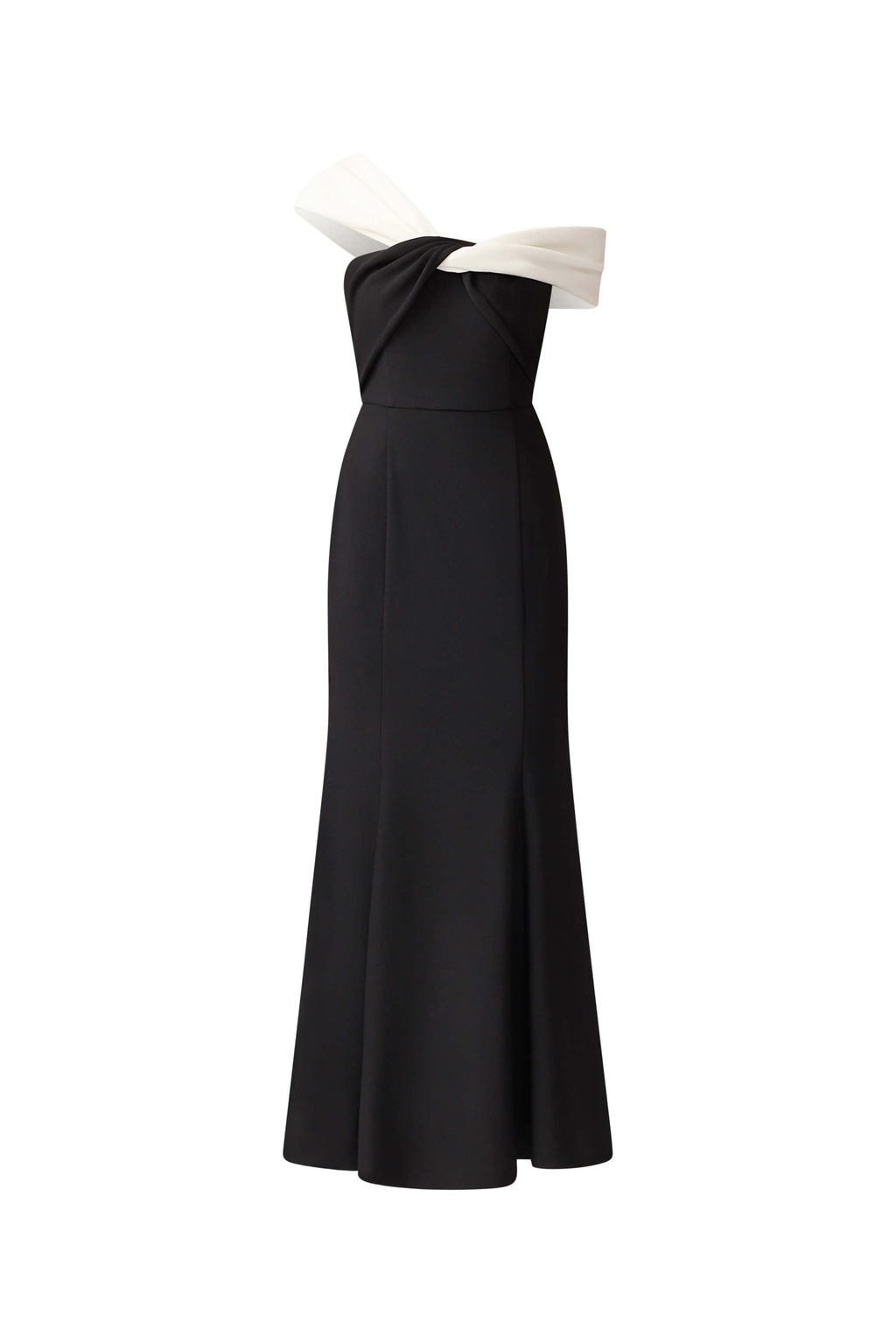 Ruby Off The Shoulder Gown in Black