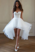 Stylish A Line Sweetheart Mini Dress
