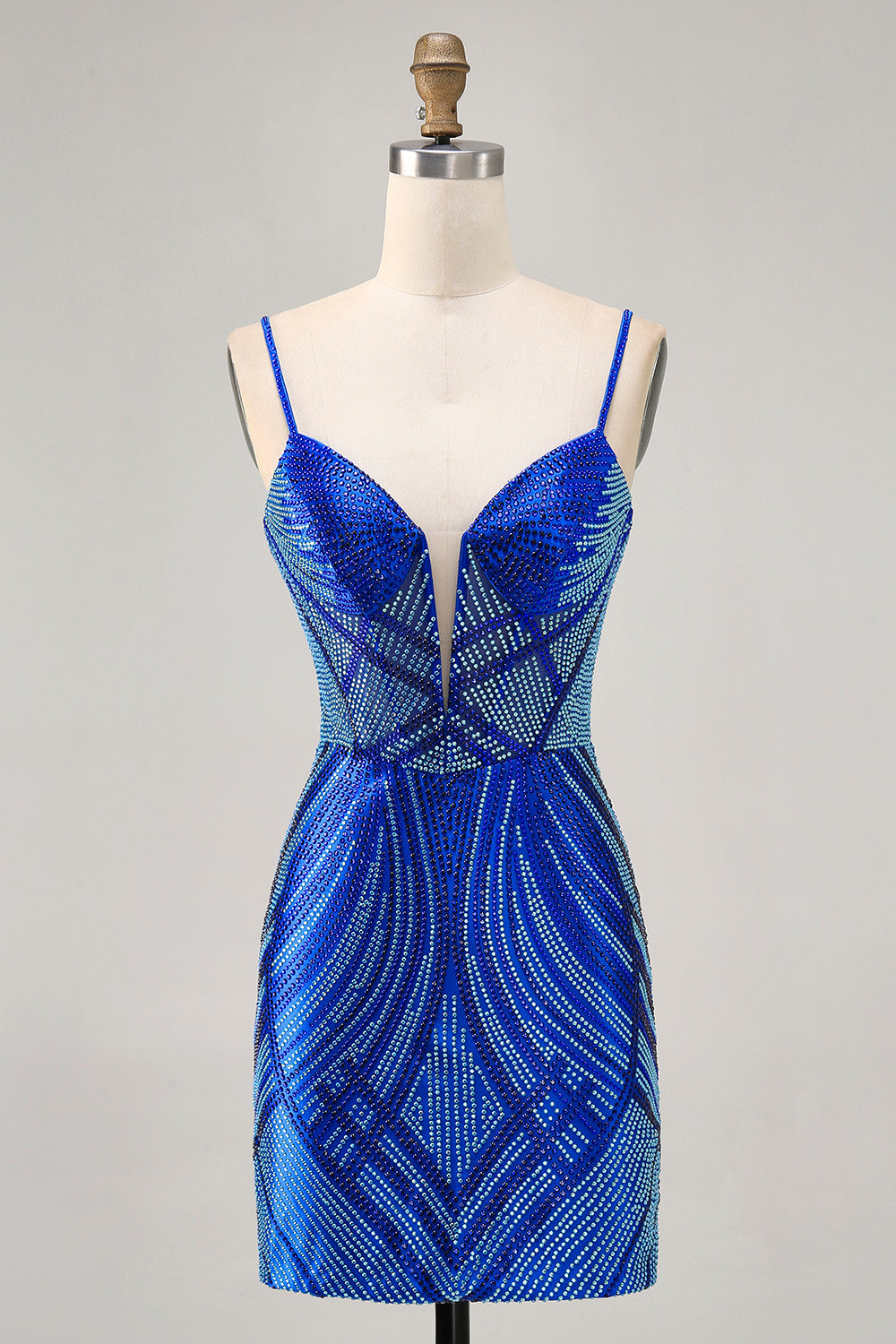 Bodycon Beaded Black Homecoming Dress