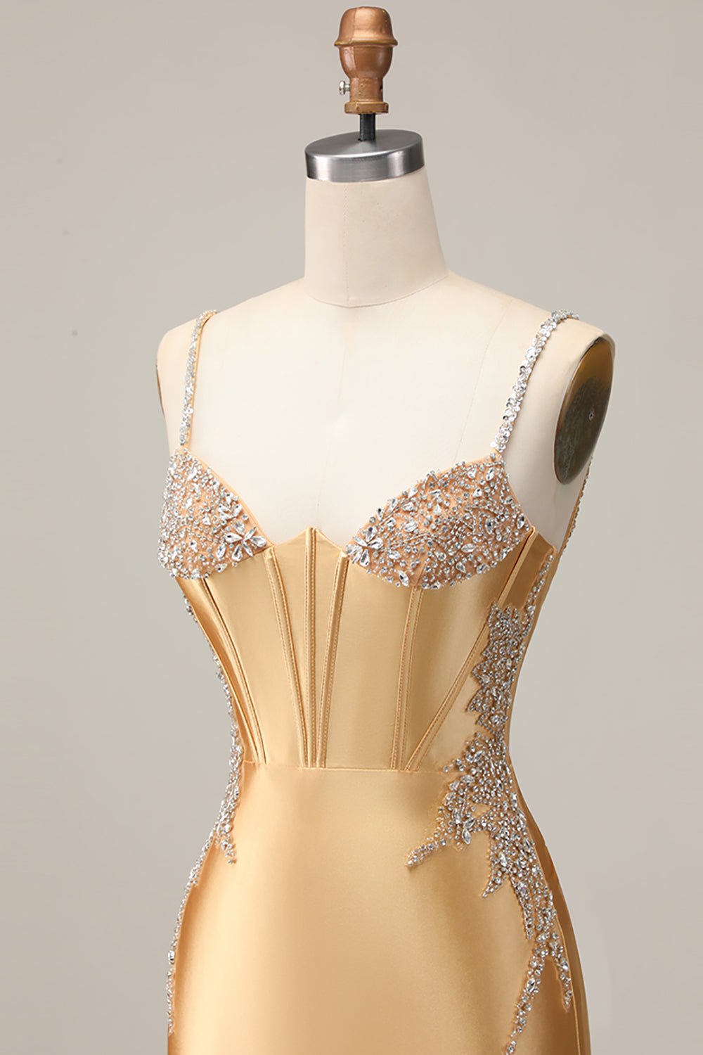 Royal Blue Bodycon Corset Beaded Homecoming Dress