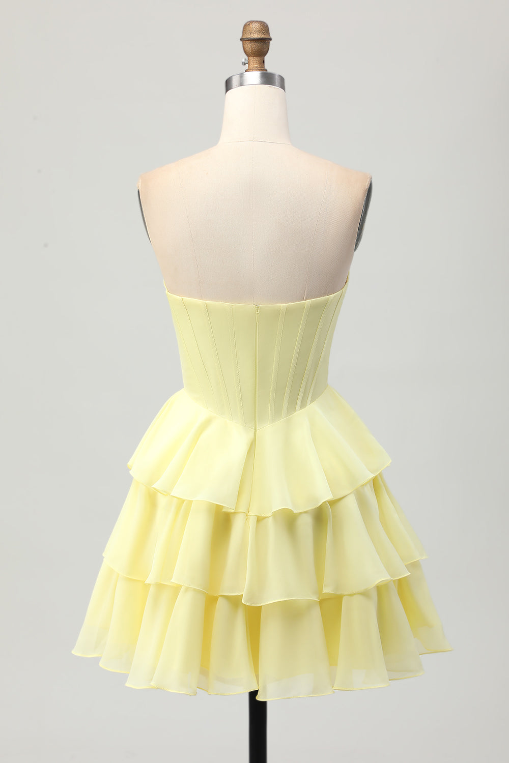 Corset Sweetheart A Line Green Homecoming Dress with Beading