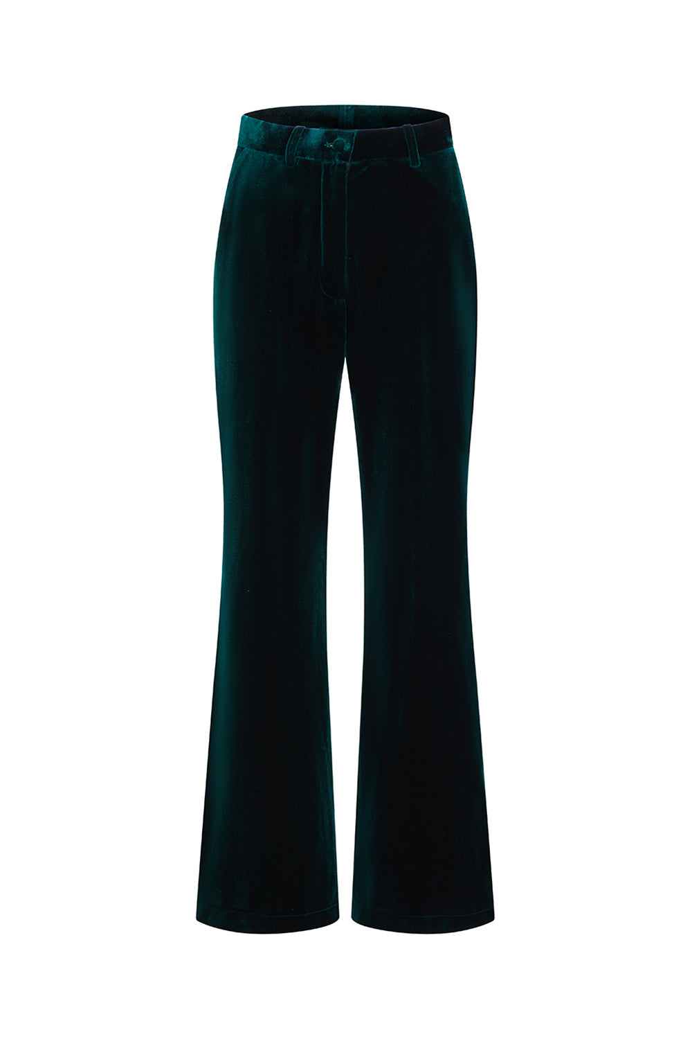 Dark Green 2-Piece Velvet Double Breasted Women Prom Suits