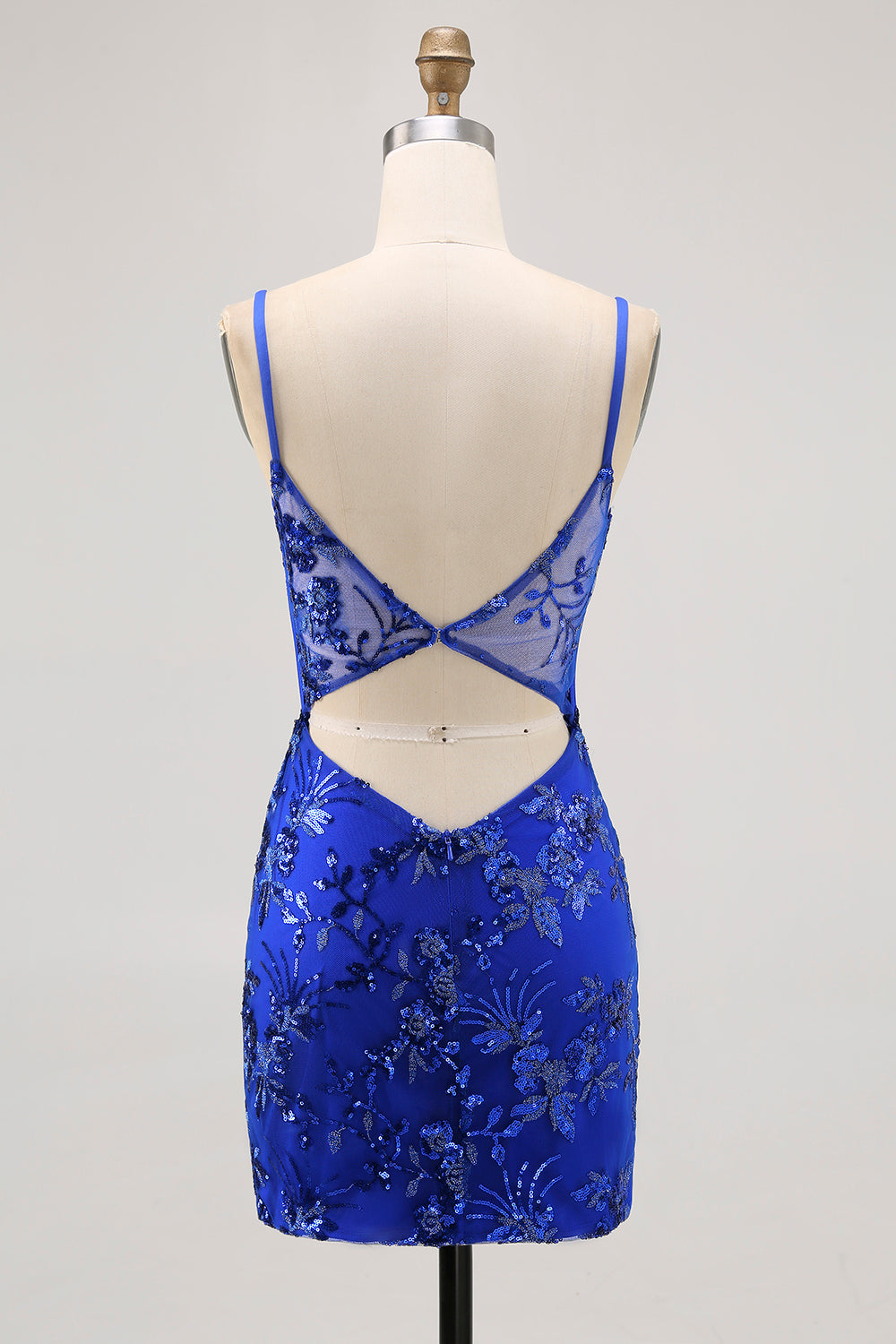 Bodycon Dark Green Cut Out Corset Homecoming Dress with Sequins