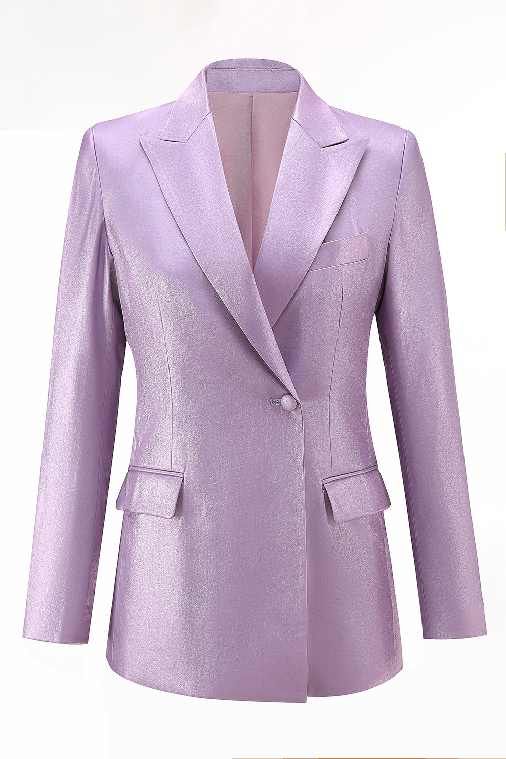 2-Piece Peak Lapel Wisteria Women Prom Suits