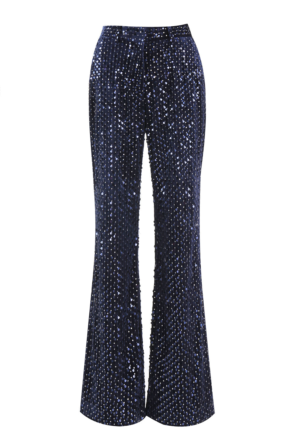 Navy 2-Piece Sequin Double Breasted Women Prom Suits