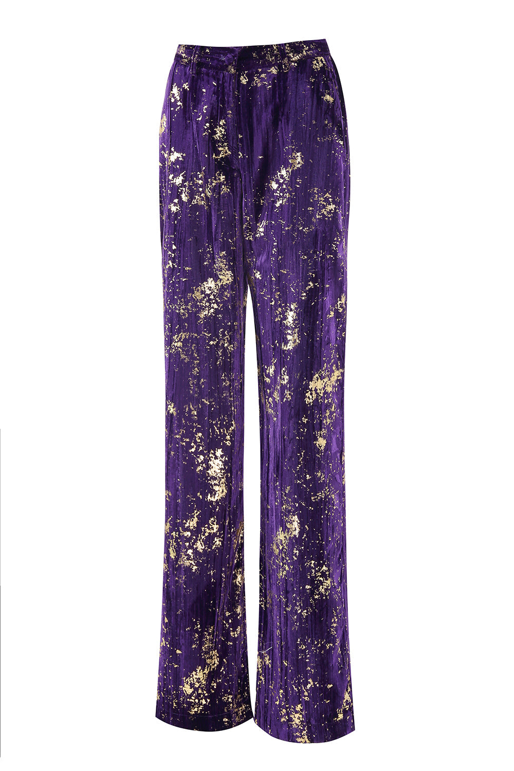 Sparkly 2-Piece Notched Lapel Purple Prom Suit