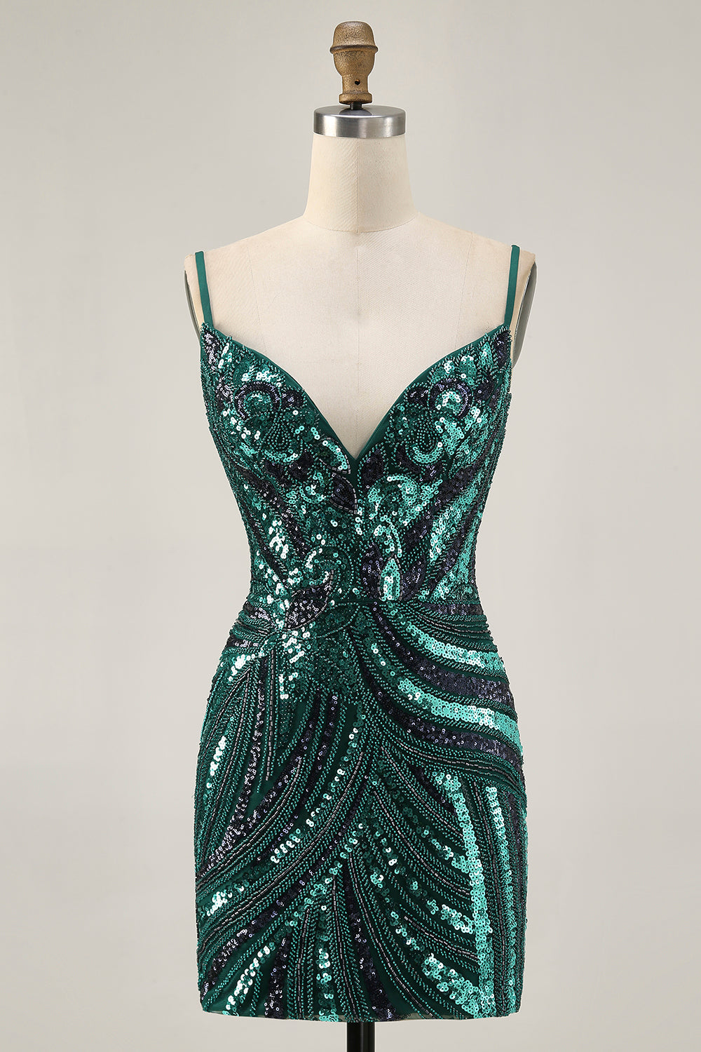 Sparkly Strapless Royal Blue Bodycon Homecoming Dress