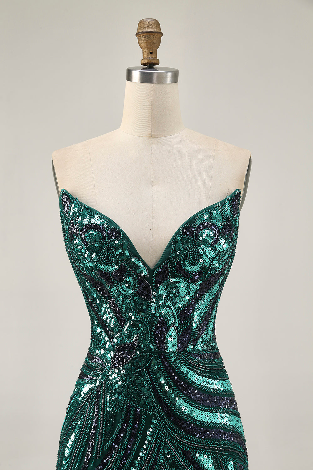 Sparkly Strapless Royal Blue Bodycon Homecoming Dress