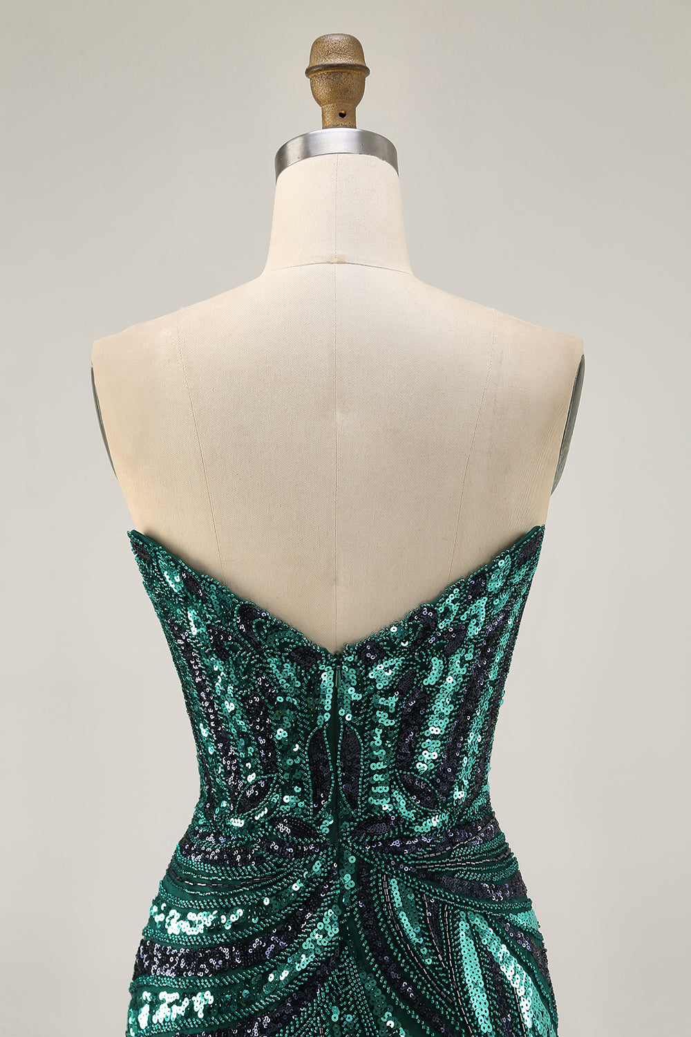 Royal Blue Strapless Bodycon Homecoming Dress With Sequins