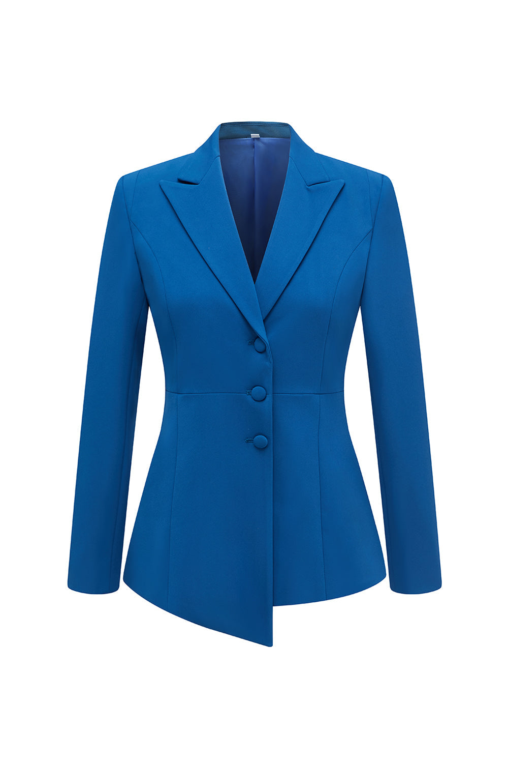 Dark Blue 2-Piece Paek Lapel Women Suits