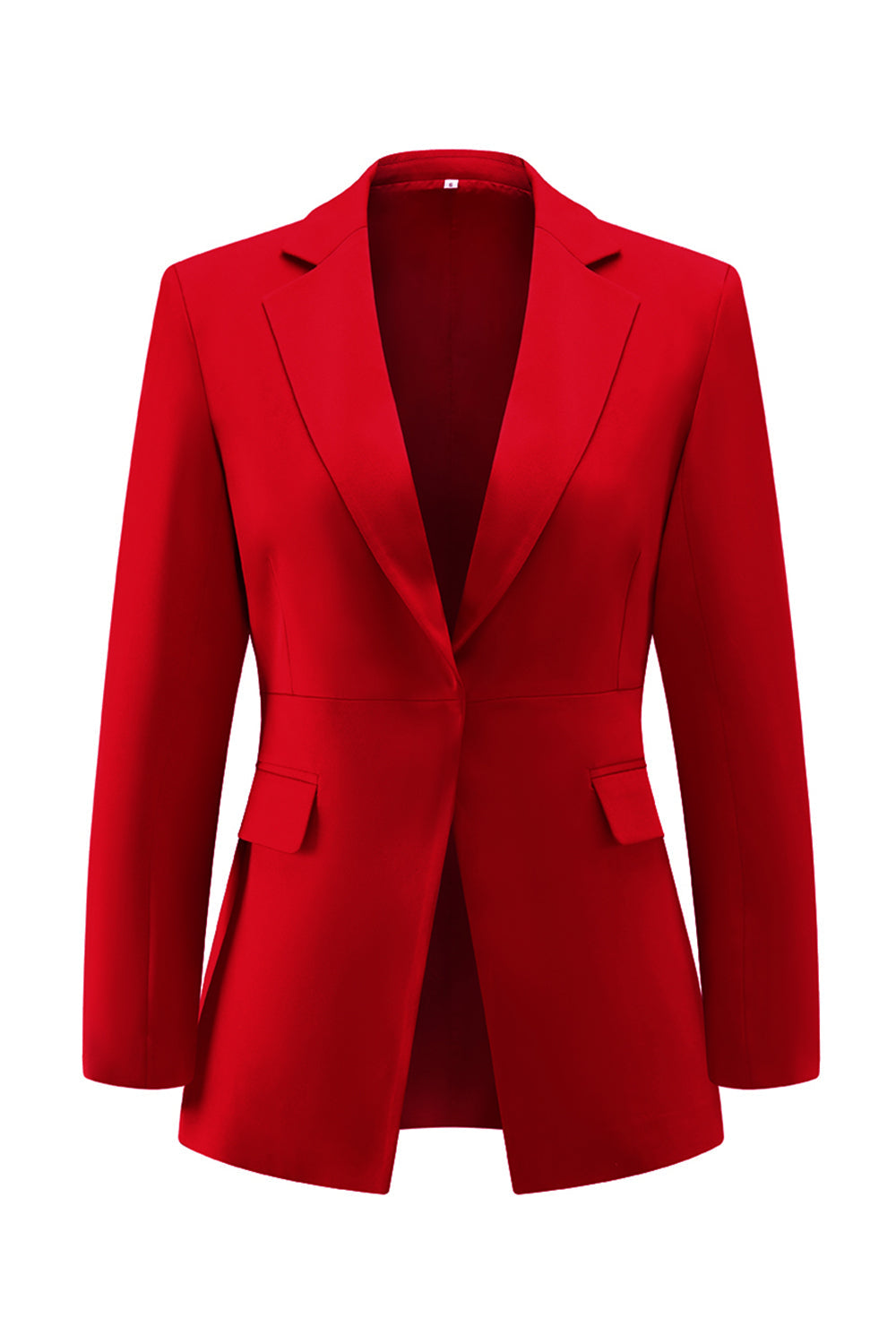 2-Piece Red Notched Lapel Women Suits