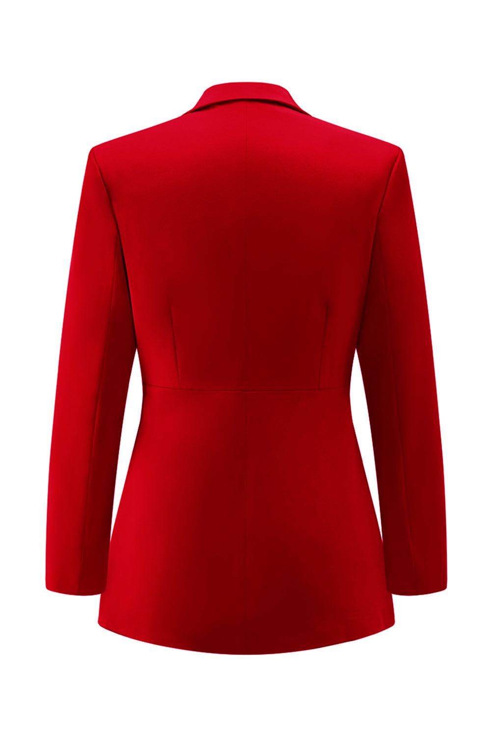 2-Piece Red Notched Lapel Women Suits