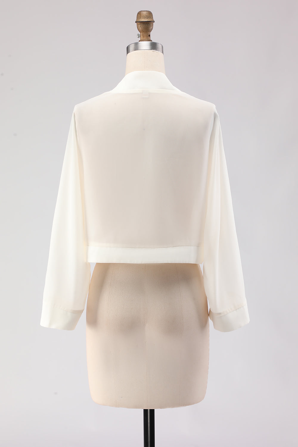 Black Chiffon Open Front Short Shawl Wraps