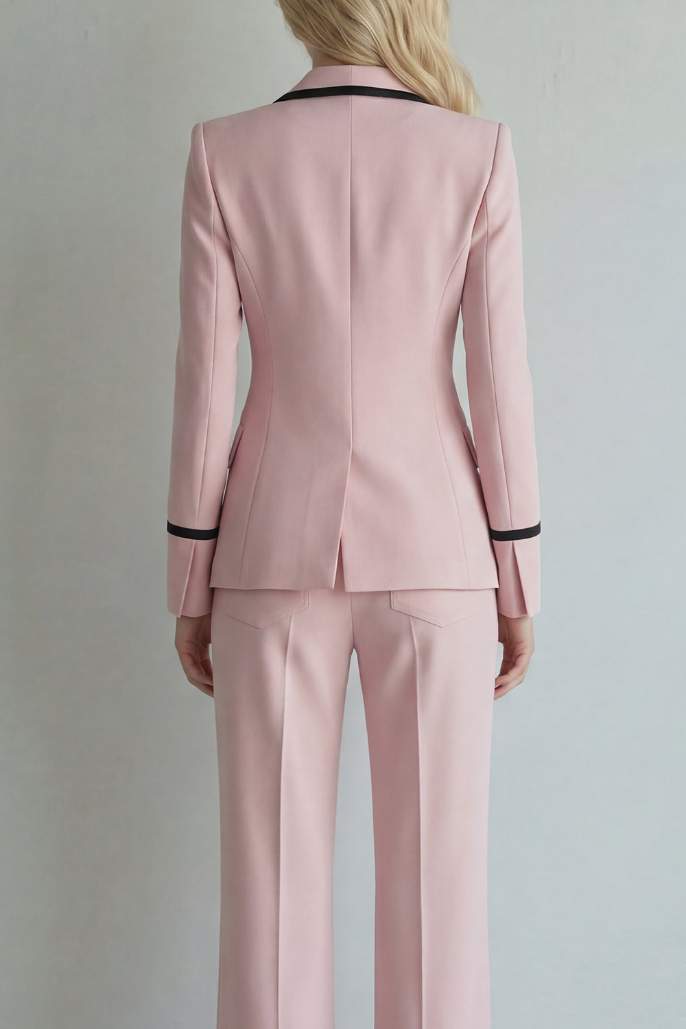 Peaked Lapel Ivory 2 Piece Slim Fit Women Suits