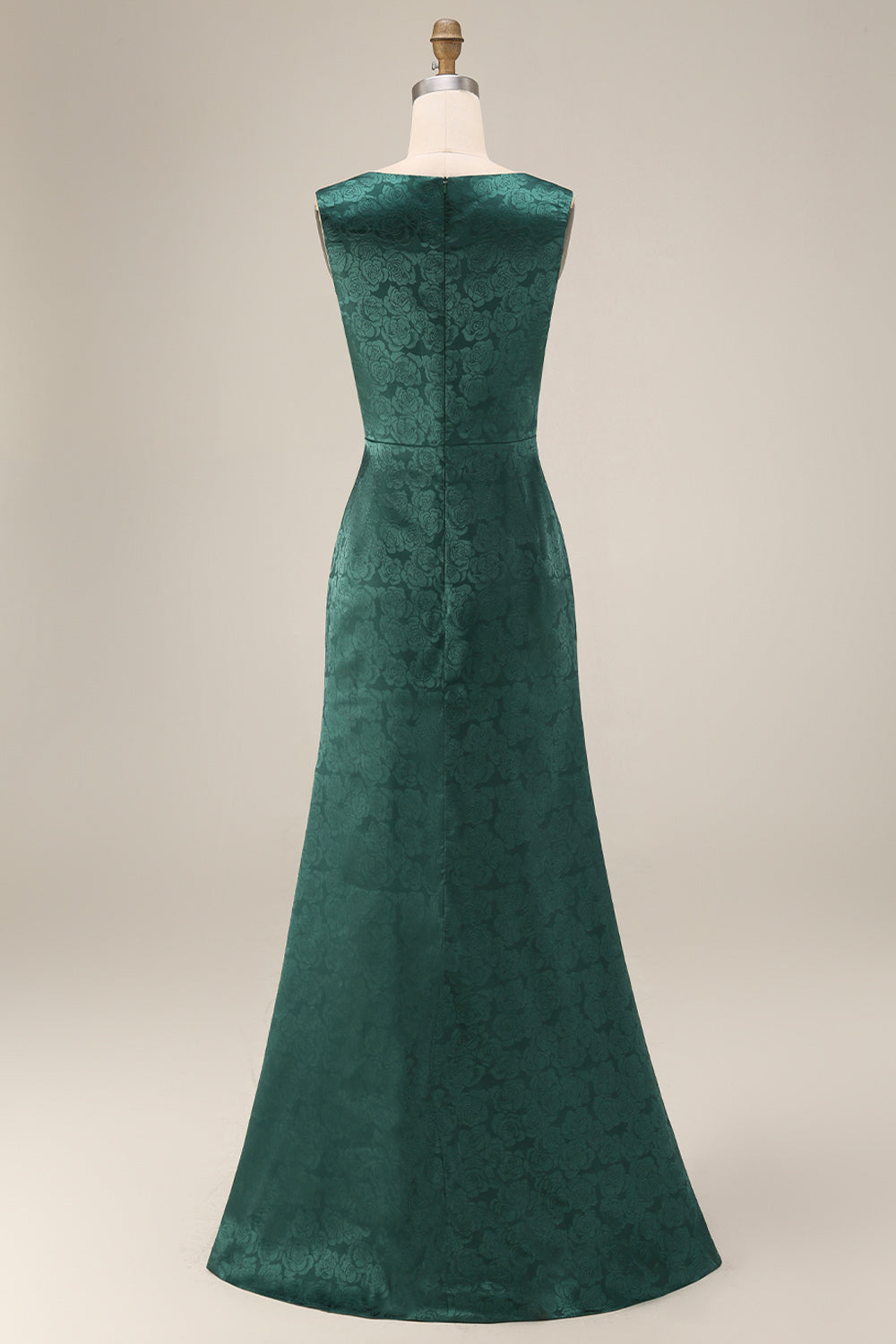 Jacquard Blush Mermaid Sleeveless Mother of the Bride Dress
