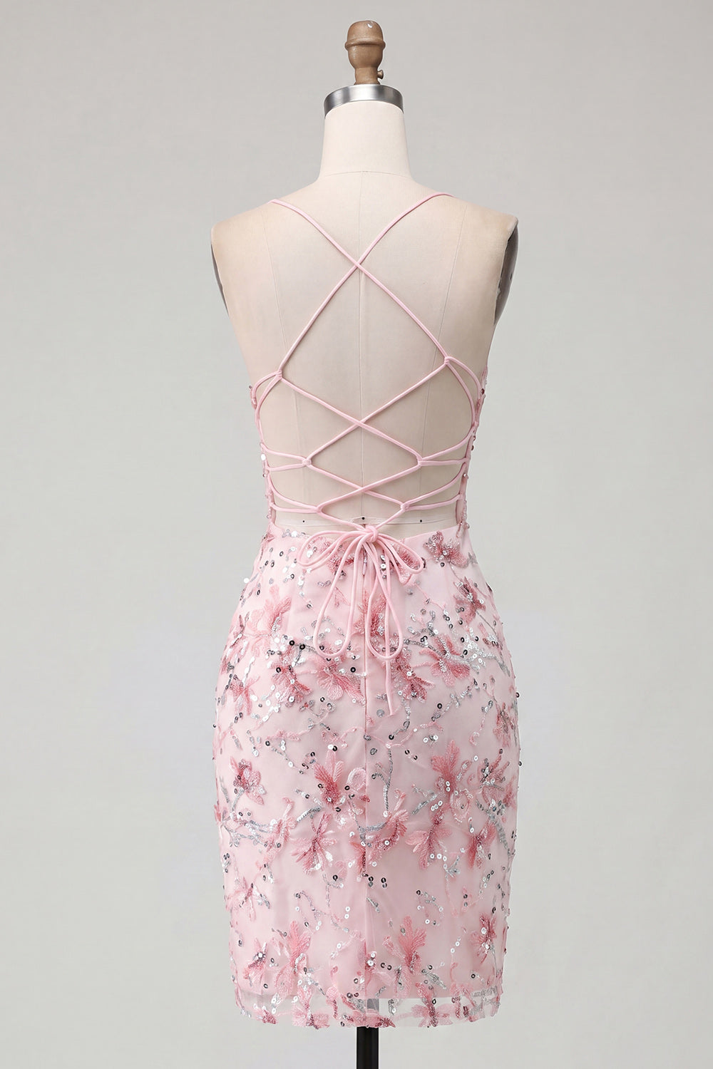 Floral Corset Yellow Embroidered Bodycon Mini Homecoming Dress