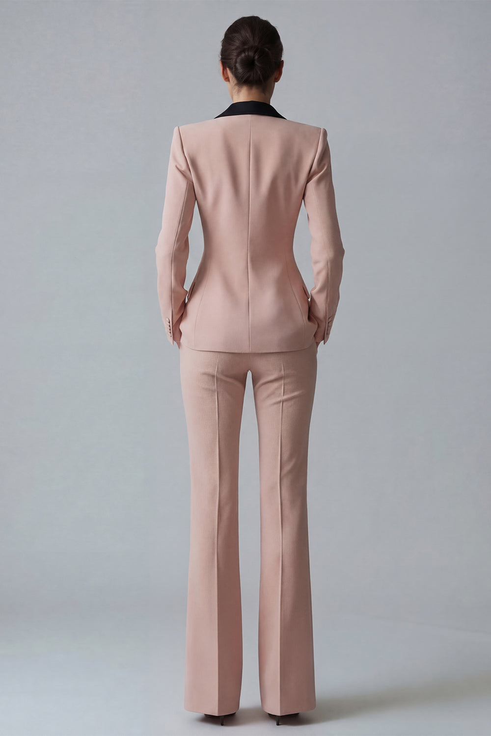 Dark Green Peaked Lapel 2 Piece Classic Women Suits