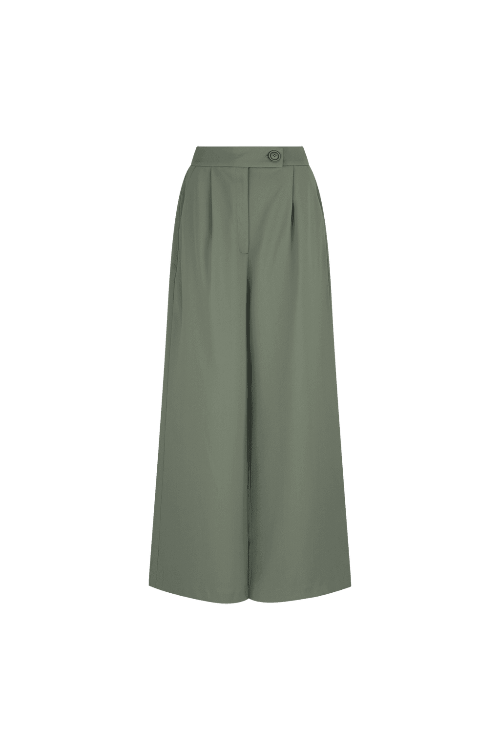 CURAAE Houston Wide Leg Pants in Green