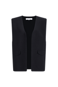 CURAAE Windsor Knit Vest in Black
