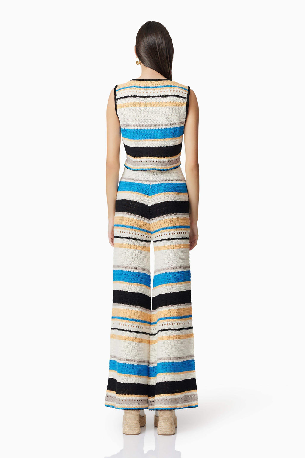 CURAAE Harlow Knit Striped Trousers