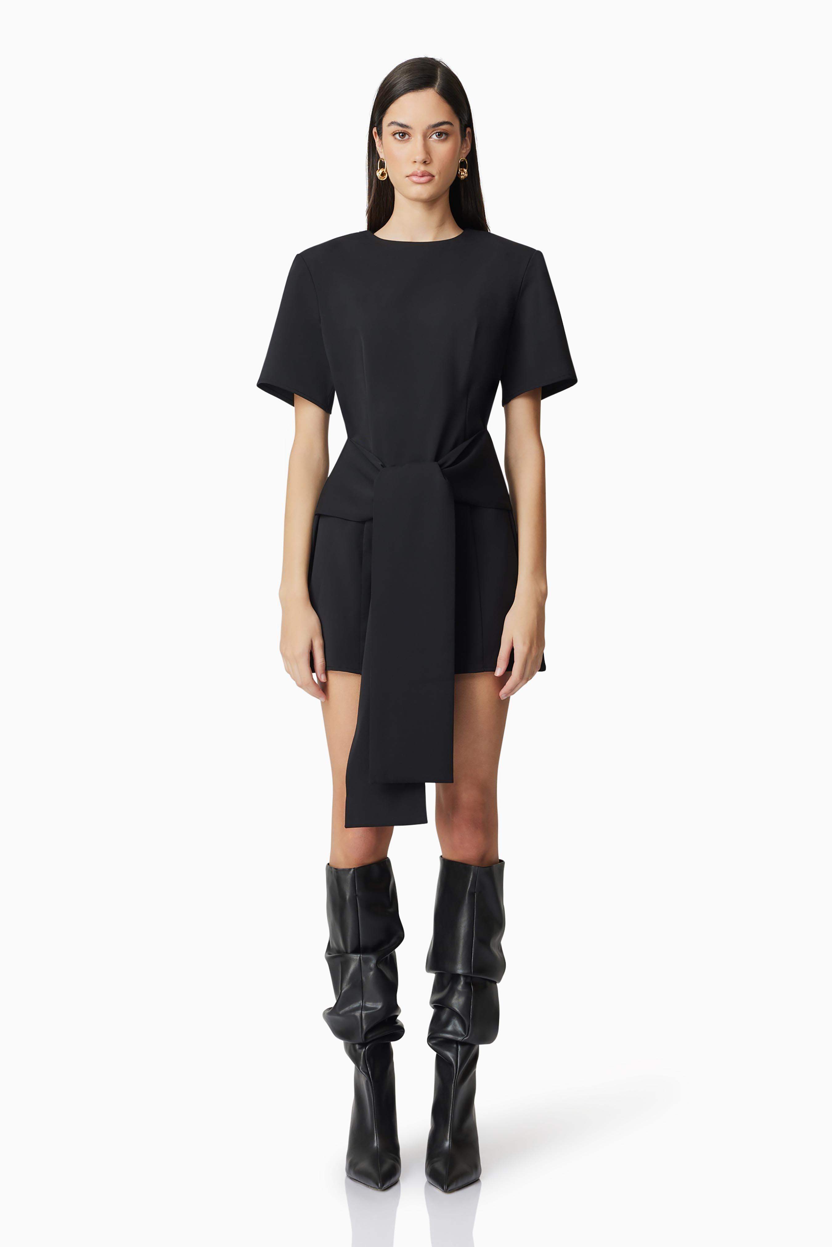 CURAAE Noa Mini Dress In Black