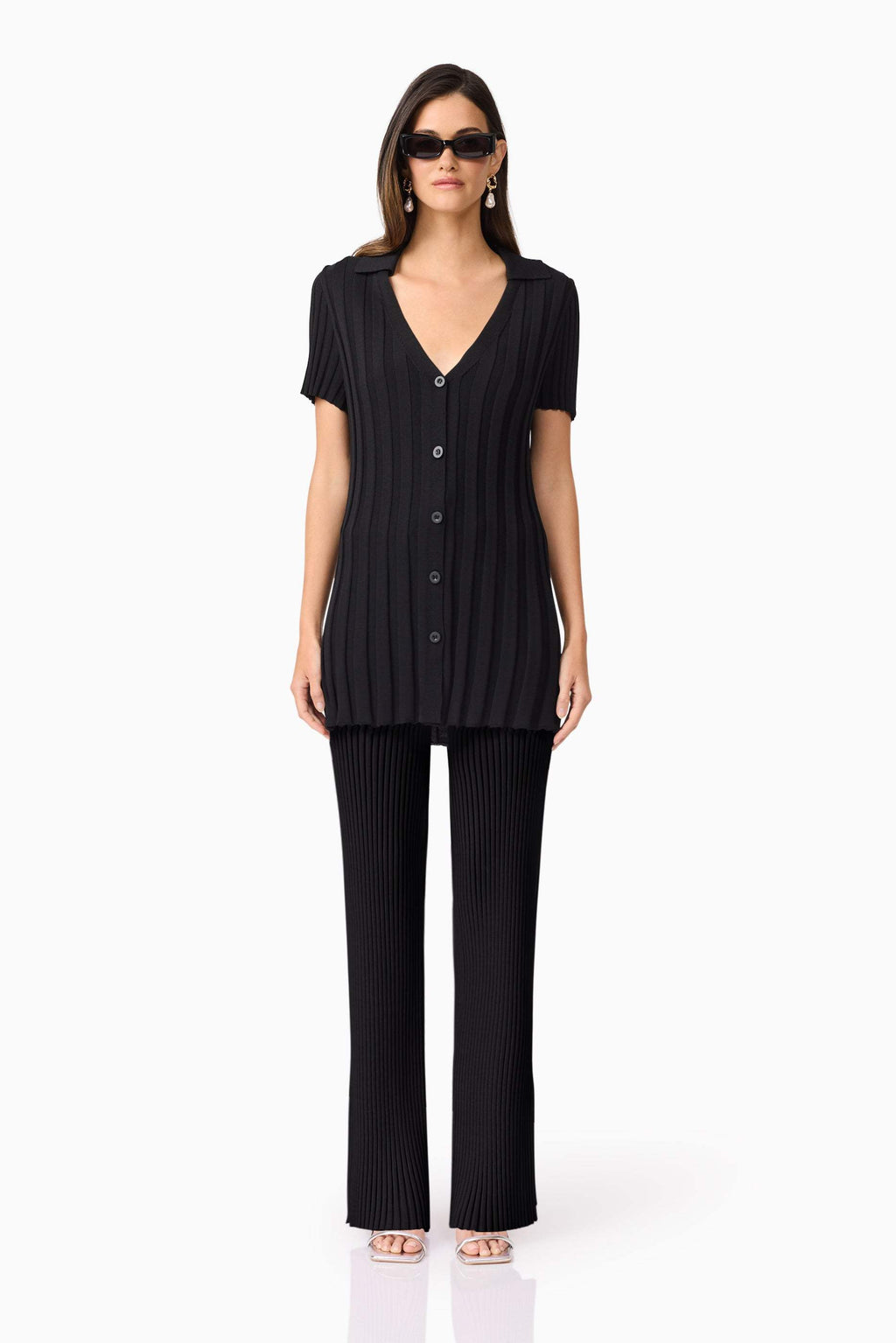 CURAAE Annabelle Knit Shirt In Black
