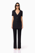 CURAAE Annabelle Knit Shirt In Black