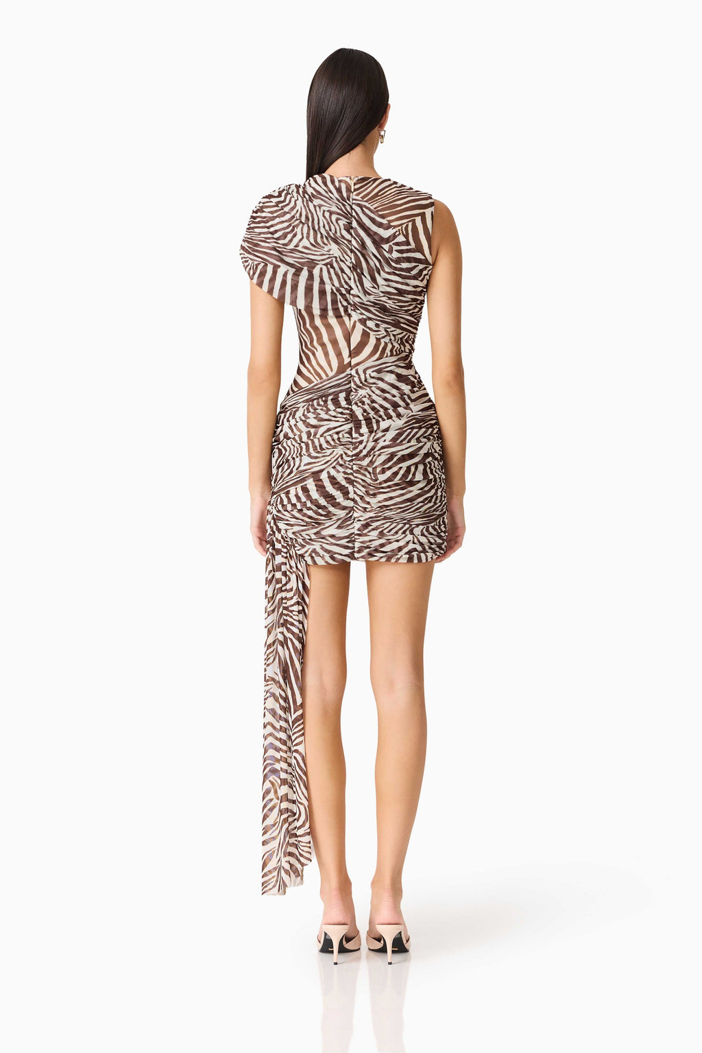 CURAAE Arabelle Mini Dress in Zebra Print