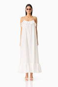 CURAAE Estrella Maxi Dress in White