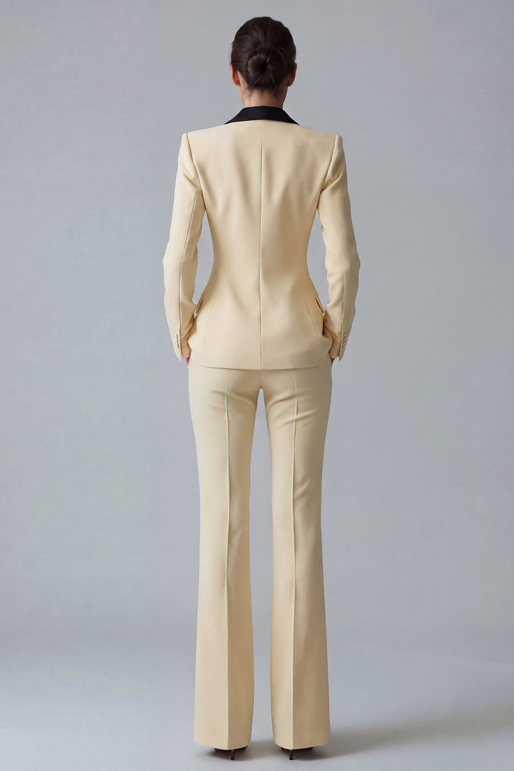 Dark Green Peaked Lapel 2 Piece Classic Women Suits