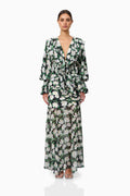 Rosey Long Sleeve Set in Black Floral