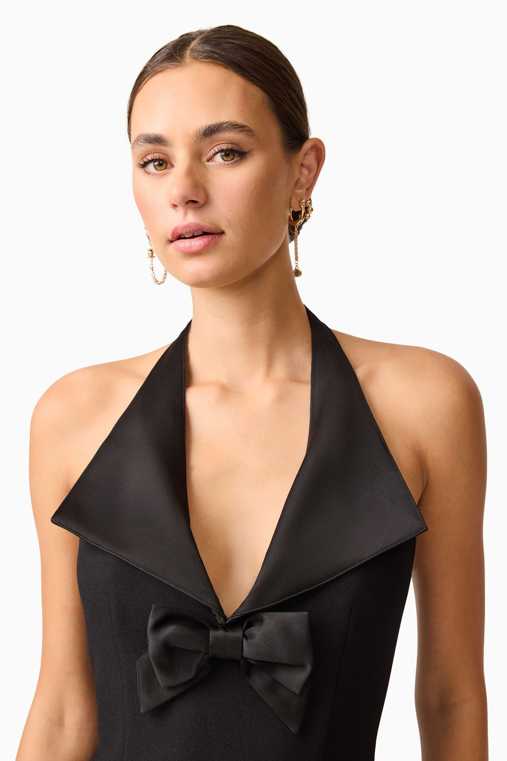 Ruby Halter Top in Black