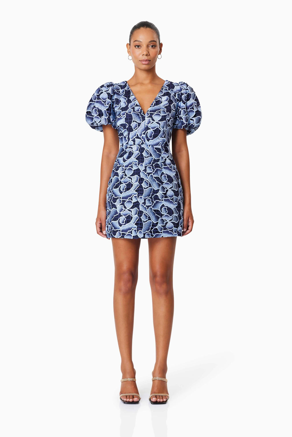 Mila Eventwear Mini Dress In Blue
