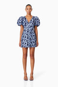 Mila Eventwear Mini Dress In Blue