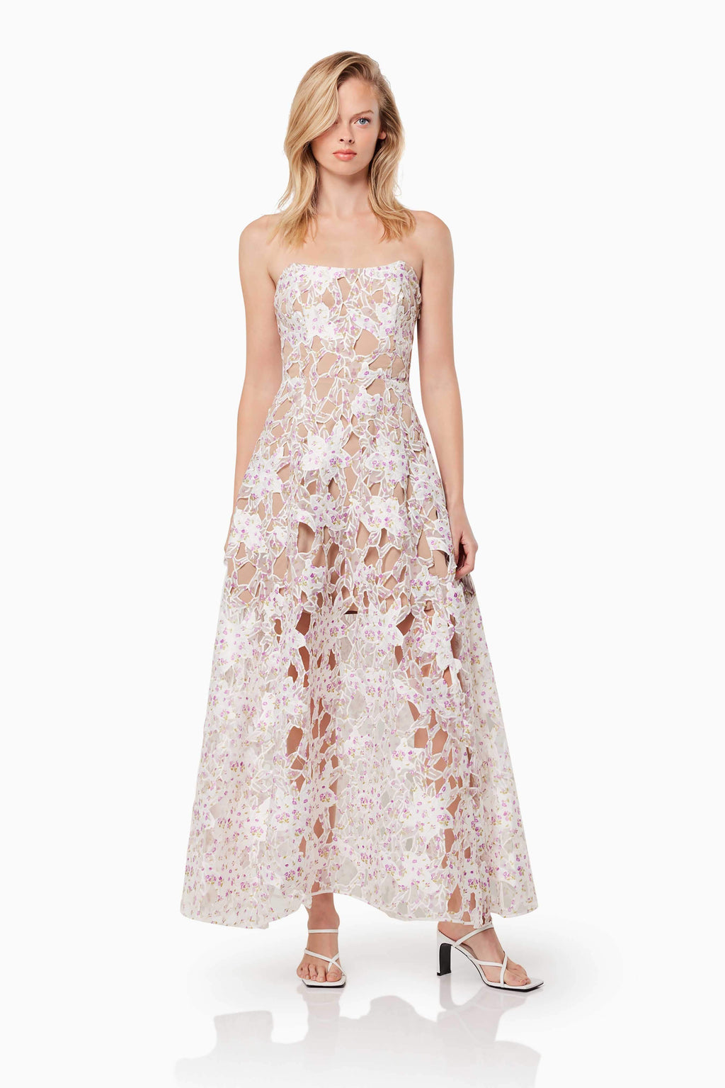 Connection Maxi Gown In Purple