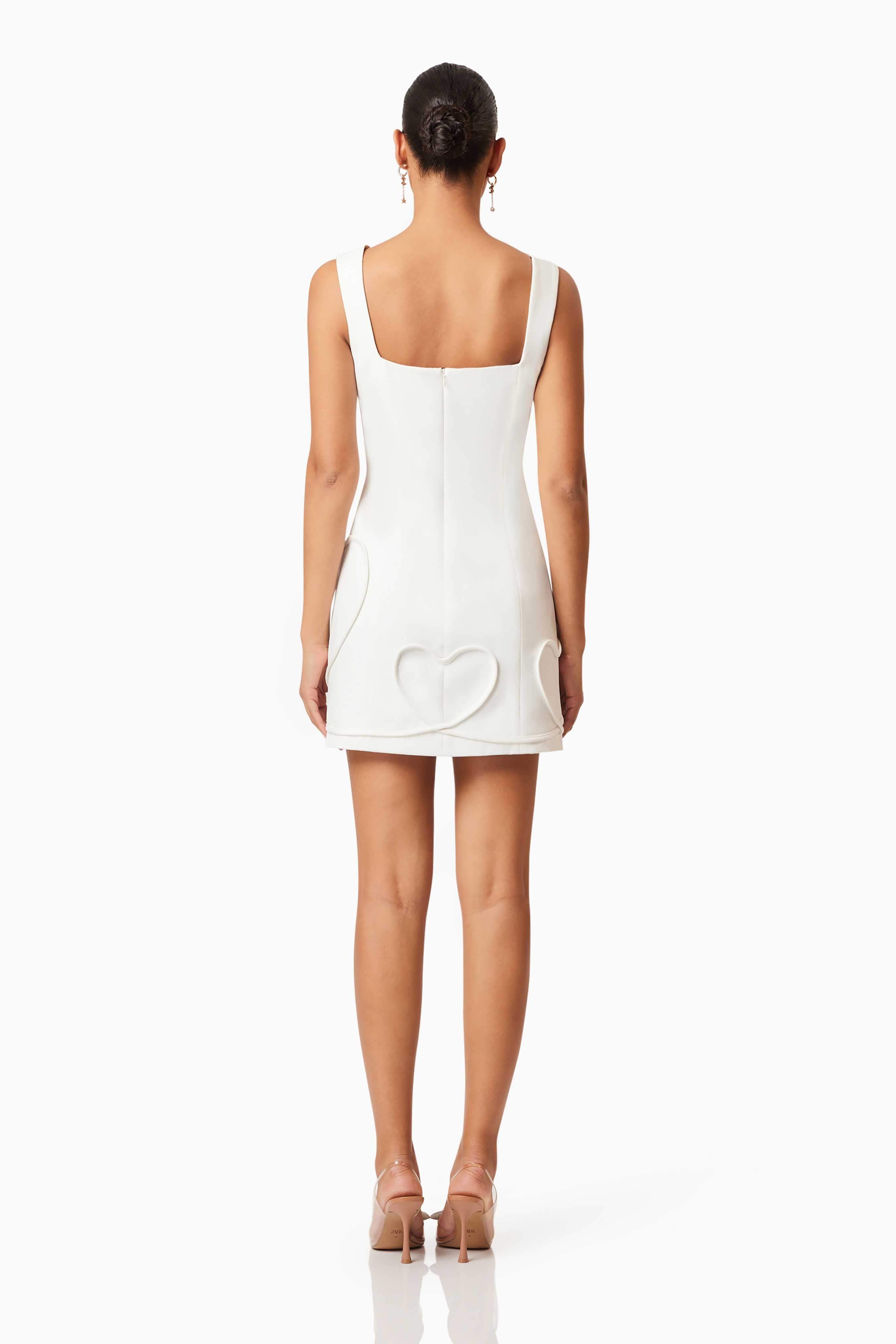 Buttercup Party Dress in White