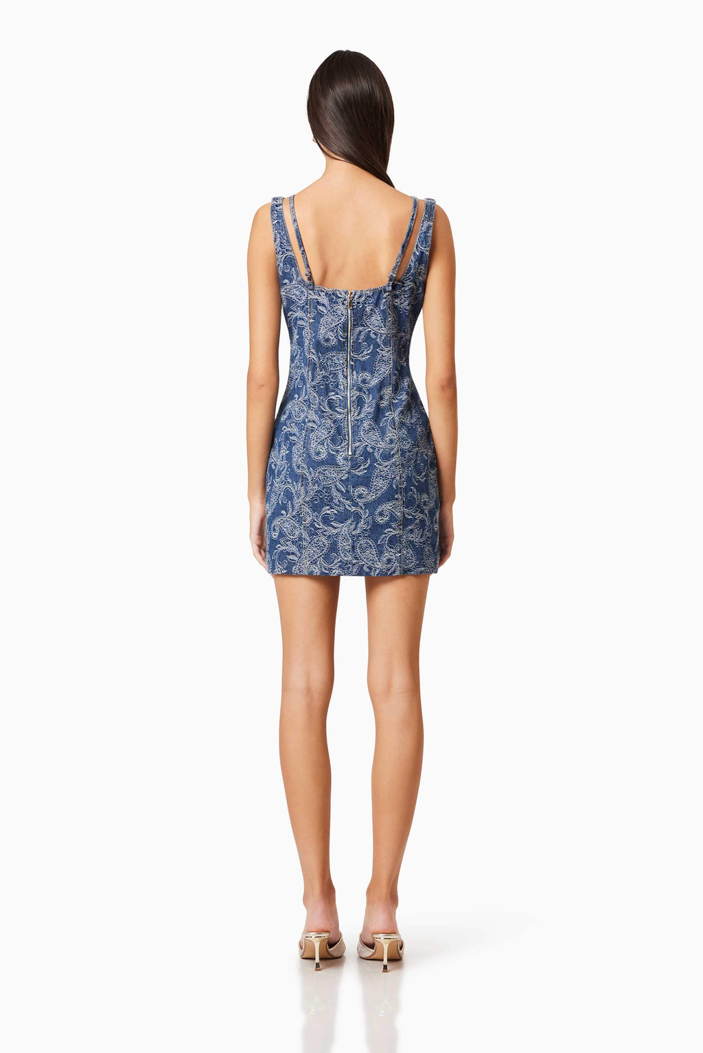 Denver Party Mini Dress In Blue