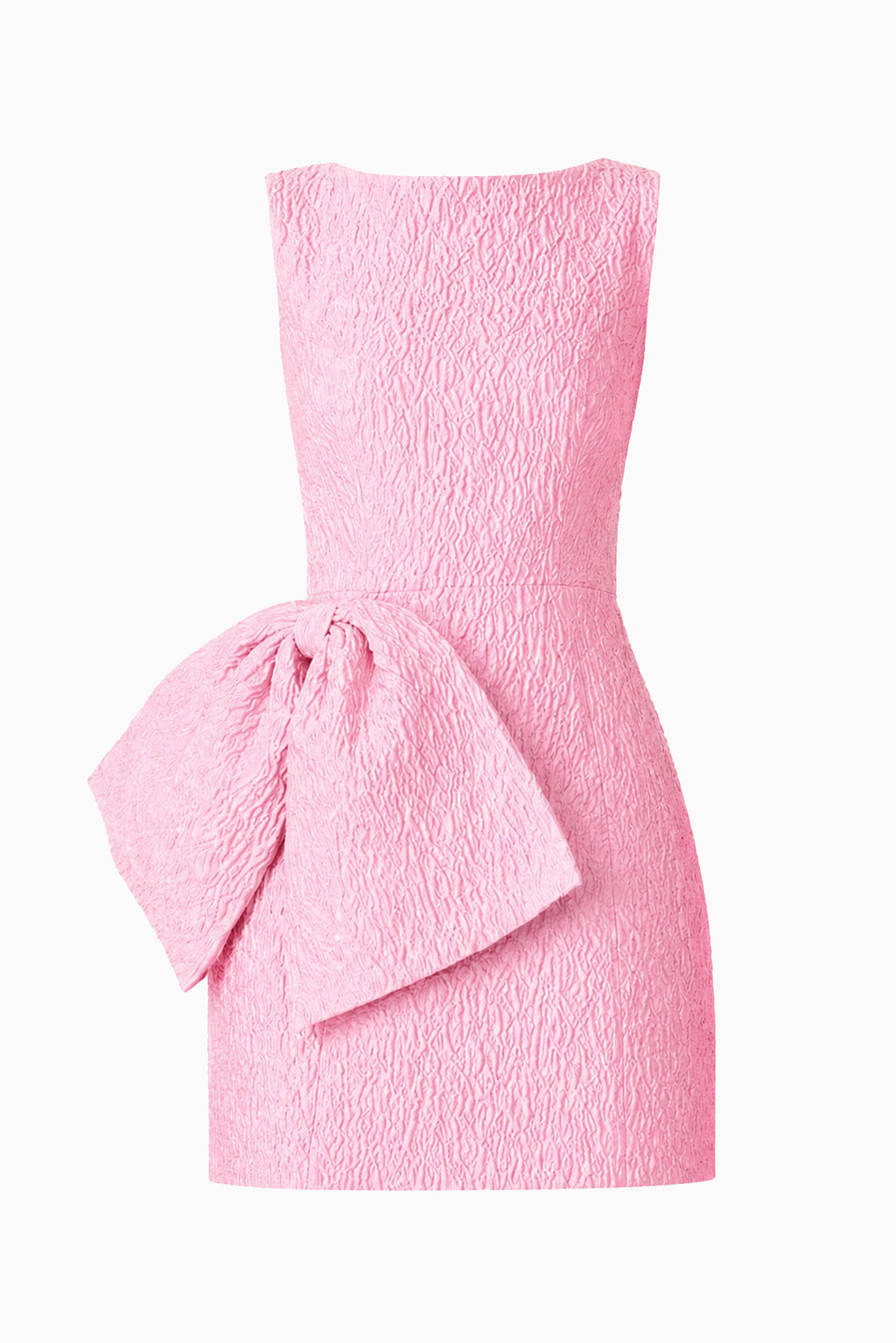 Briallen Jacquard Mini Dress in Pink