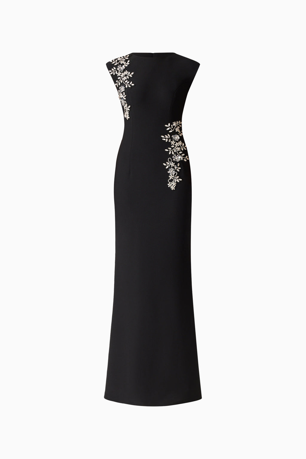 Veda Embellished Gown in Black