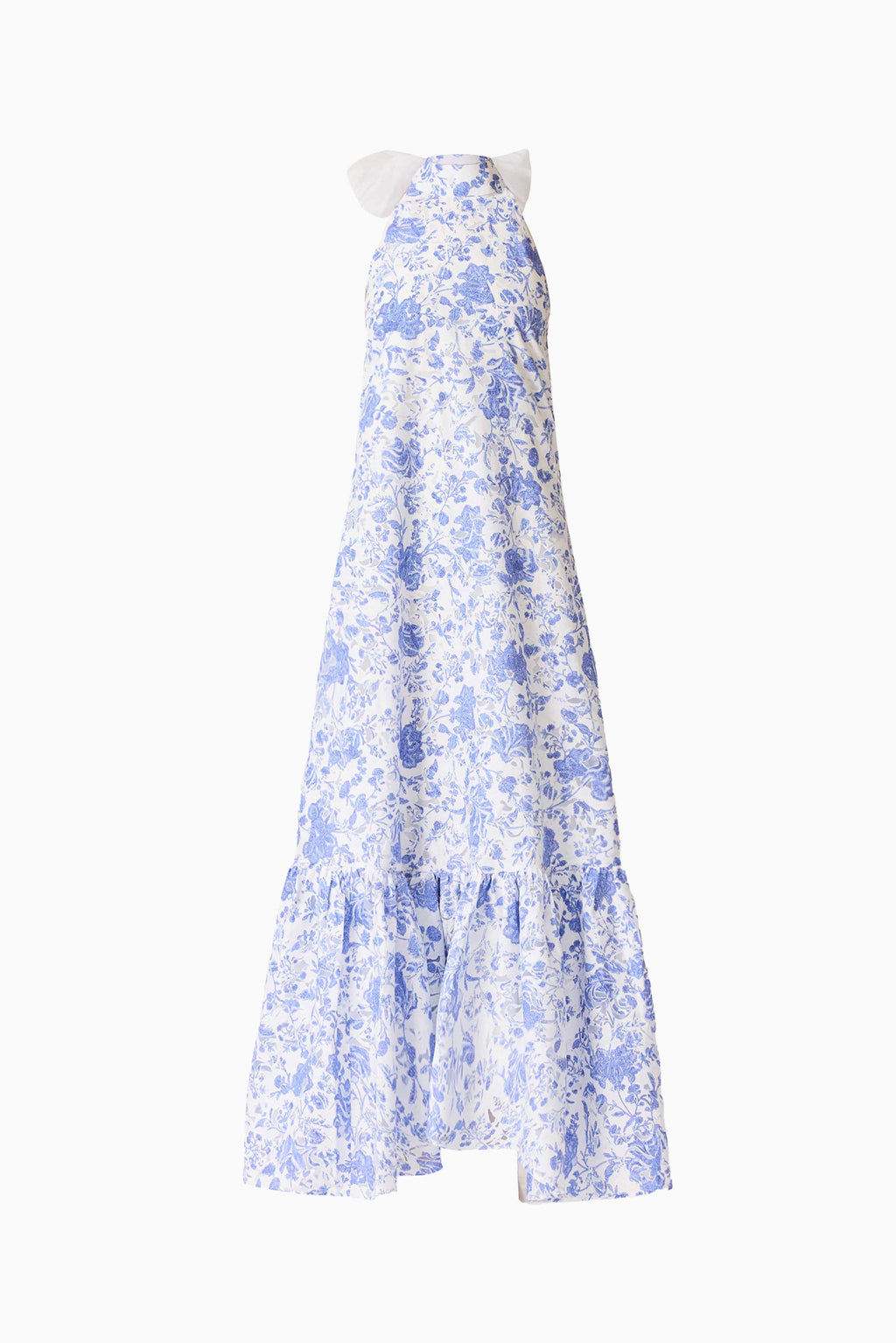 Elin Halter Gown in Blue Floral