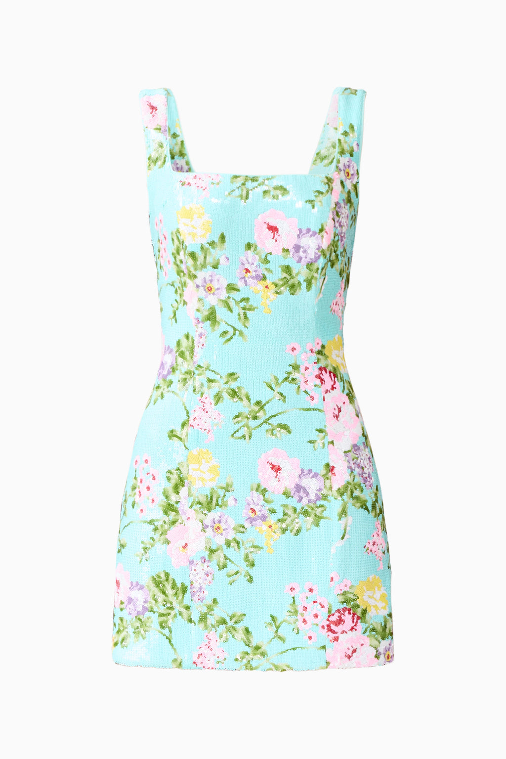 Emmeline Sequin Mini Dress in Mint Green