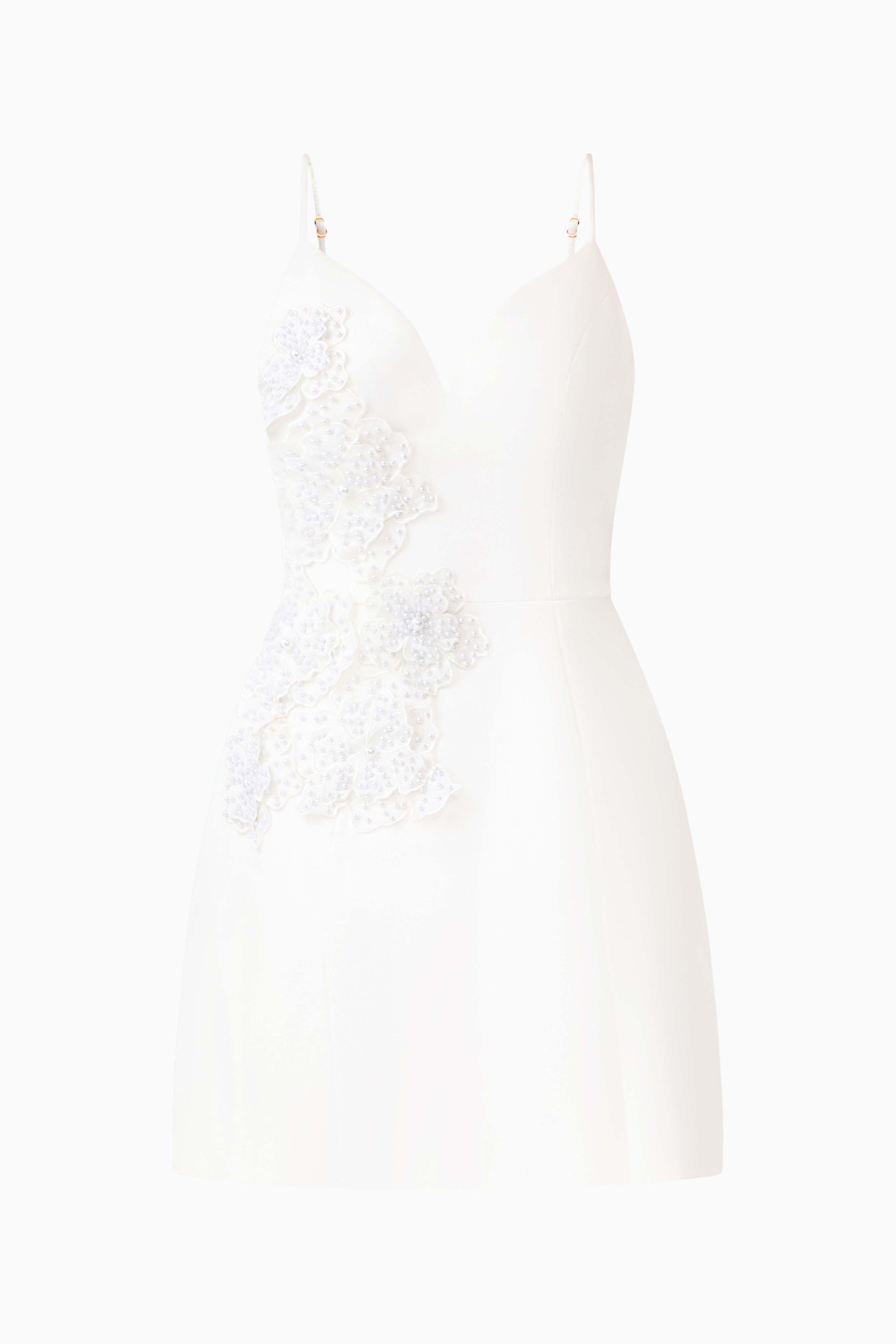 Stella Tulip Mini Dress in White
