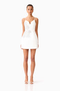 Stella Tulip Mini Dress in White