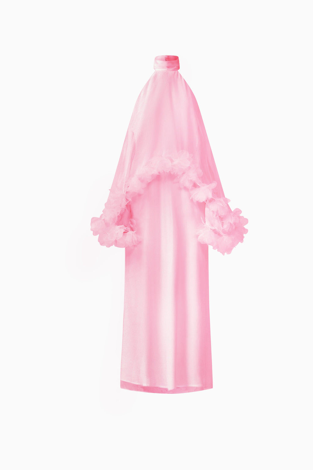 Poppy Cape Gown in Pink