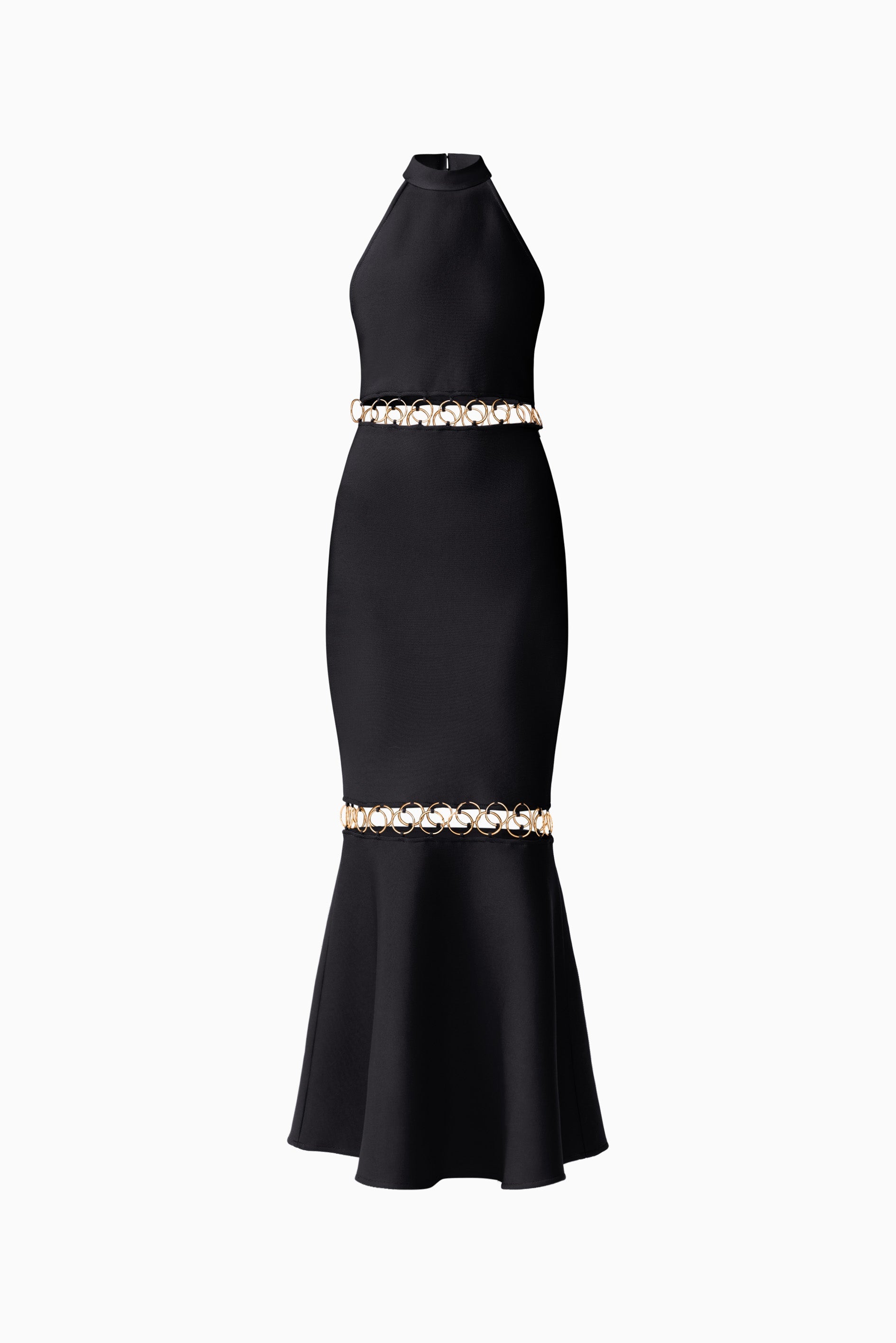 Naomi Halter Gown in Black