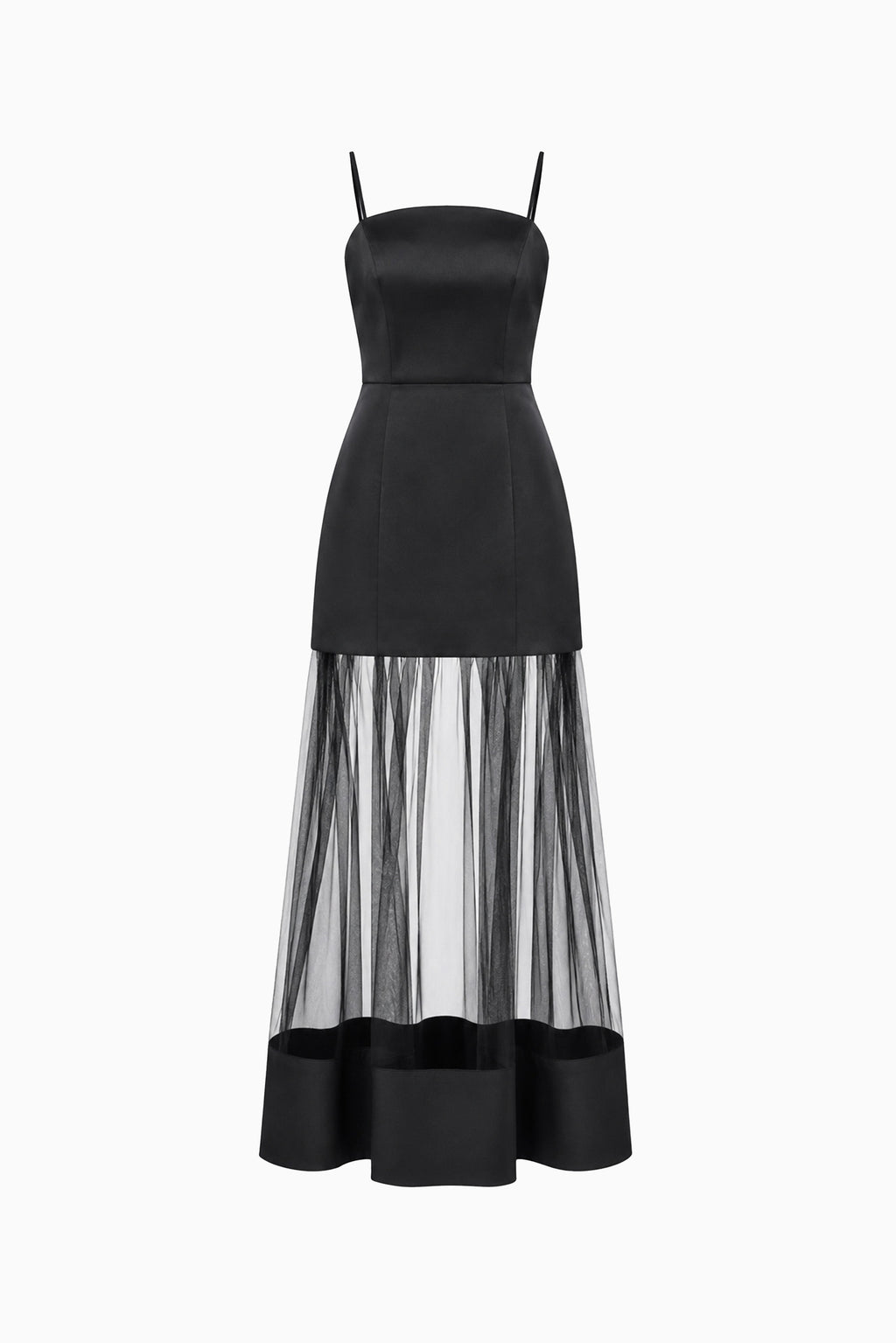 Marcella Strapless Gown in Black