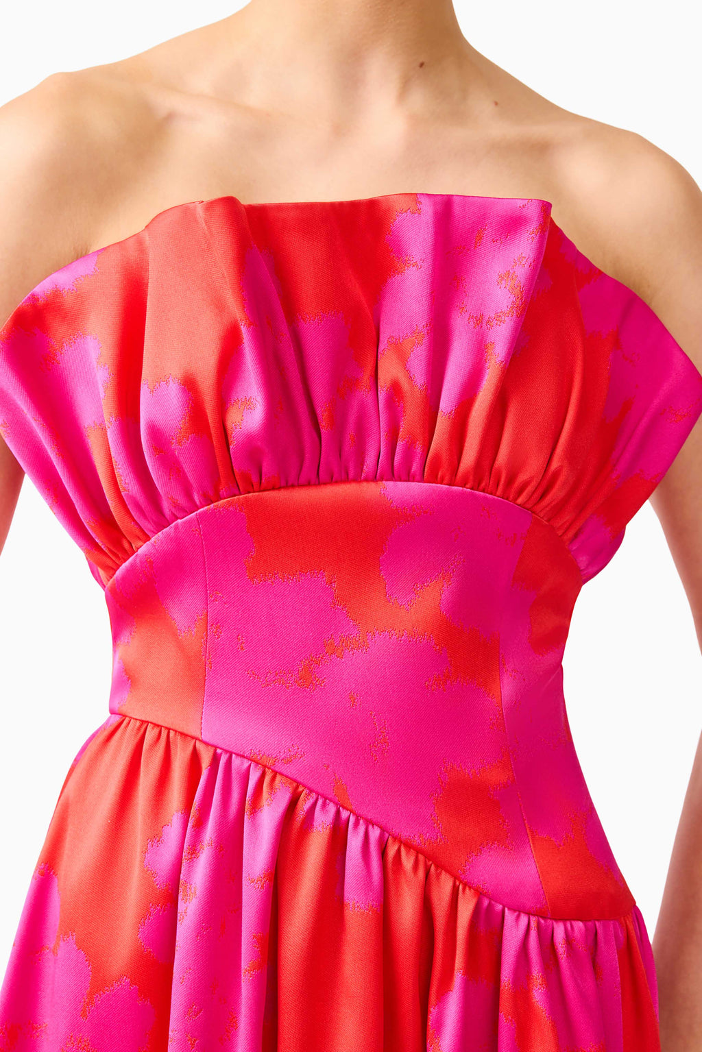 Laurel Sleeveless Maxi Dress in Pink & Red